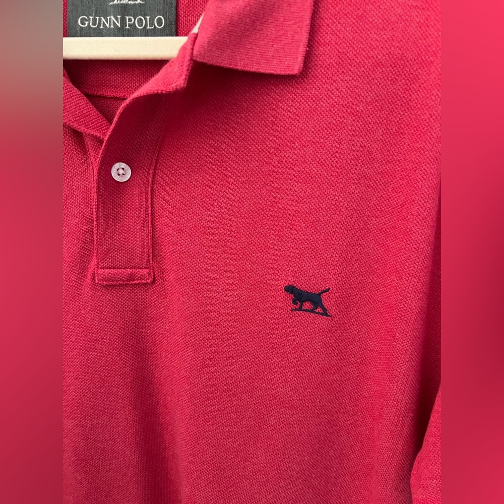 Rodd & Gunn Gunn Piqué Sports Fit Cotton Polo in Fuschia Men’s XL New - Picture 3 of 8